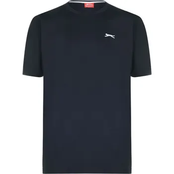 Pánské tričko Slazenger tričko pánské černé s bílým logem Barva: Modrá, Velikost: XL