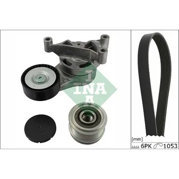 INA 529 0052 20 Sada žebrovaných klínových řemenů (529005220)