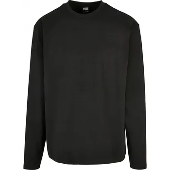 Pánské tričko Těžké oversize tričko Urban Classics 300 g/m s dlouhým rukávem Barva: Černá, Velikost: XL