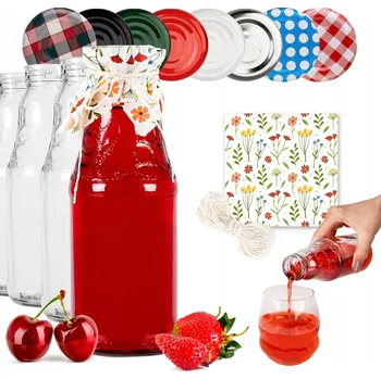 Obraz 50x LÁHVE NA KOMPOT ZAVAŘENINY DŽUSOVÉ ŠŤÁVY 330 ML