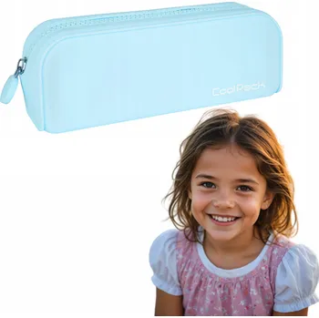 Penál Pouzdro na tužky tuba CoolPack modré pastelové