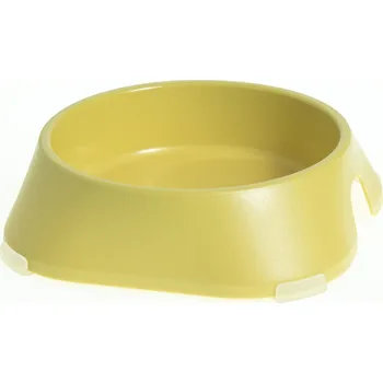 Miska pro psa Jedna plastová miska Kamai, žlutá, 0,2 l