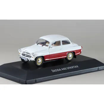 autíčko Škoda 440 Spartak 1957 1:43 - ŠKODA DeAgostini časopis s modelem #17 Škoda 440 Spartak 1957 1:43 - kovový model auta
