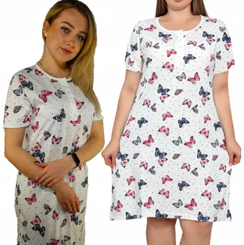 Dámské noční prádlo NOČNÍ KOŠILE , KNOFLÍKY , VELKÁ 4XL