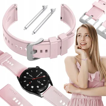 Pouzdro na mobilní telefon Řemínek ChronSmarta pro Huawei 22mm, růžový