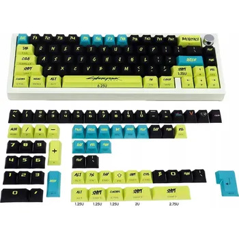 Klávesnice Mechanická klávesnice Keycaps - PBT - 130ks CP Cherry - Zelená