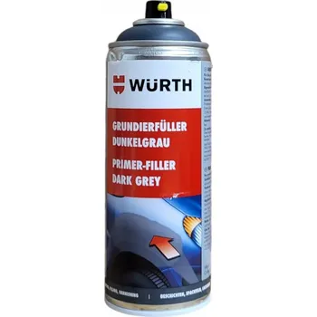 Barva ve spreji ZÁKLADNÍ NÁTĚR ŠEDÝ ZÁKLADNÍ NÁTĚR FILLER ŠEDÝ WURTH
