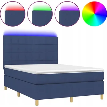 Postel Čalouněná postel 140x200 modrá