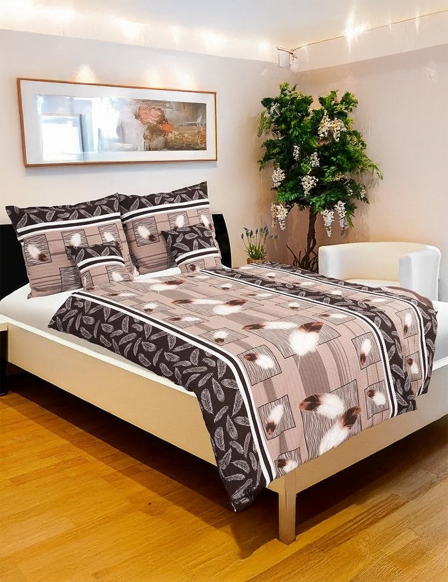 2P servis Ložní povlečení Axis 140x200/90x70 cm Vzor lsk-50 Krep 100% Bavlna