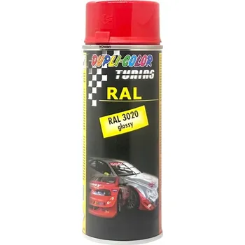 Barva ve spreji Dupli Color Tuning Akrylový Sprej RAL 3020 Intenzivní Červená 400ML
