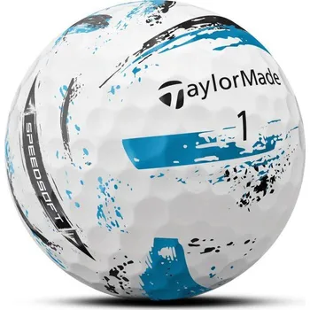 Golfový míček Taylor Made 1ks TaylorMade SpeedSoft Ink Golfové míčky BLUE