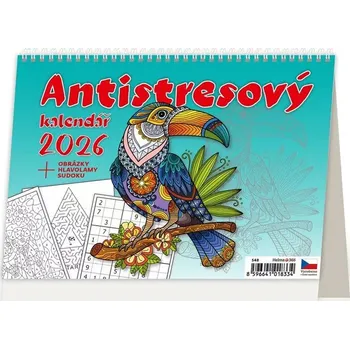 Kalendář Kalendář stolní 2026 - Antistresový pracovní