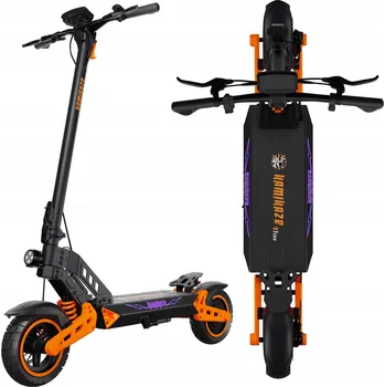 Elektrokoloběžka Elektrická koloběžka Kamikaze K1 lite 2025 800W 13,5Ah 48V pneumatiky 10" 60km
