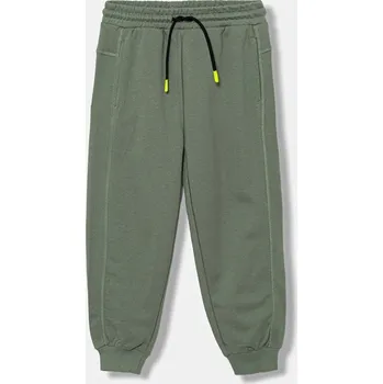 Chlapecké oblečení Dětské bavlněné tepláky United Colors of Benetton 33NVCF06D.G.seasonal zelená 97X, vel. 150