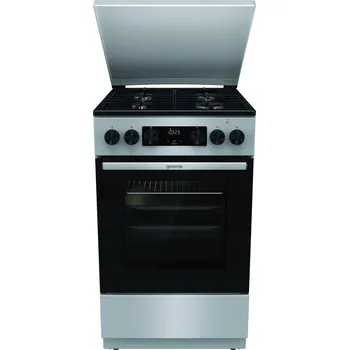 Sporák Kombinovaný sporák (plynový a elektrický) Gorenje GK5C42SH Nerez Grill AquaClean