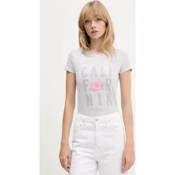 Bavlněné tričko Hollister Co. KI357.5016.112 šedá 09A, vel. XXS