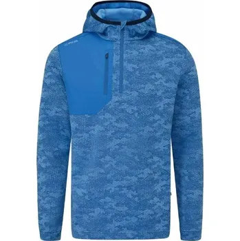 Golf Ping Nexa Hooded half zip fleece pánská mikina, seacrest/tidal blue pánské, L