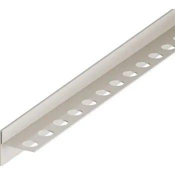 spádová lišta Spádový profil do sprchového koutu "T" Eviso světle žlutá mat, nerez délka 120 cm, výška hrany 11 mm, LSSA0401