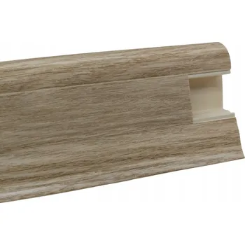 Podlahová lišta Roh (vnější) Soklová podlahová lišta SLK50 W461 Dub shiro