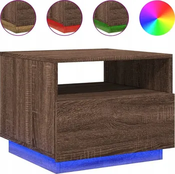 Konferenční stolek Konferenční stolek obdélníkový 50 x 49 x 40 cm dub přírodní