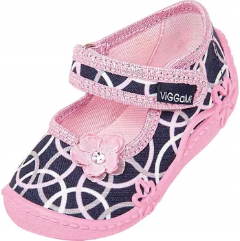 Dívčí obuv Dívčí papuče Viggami, tmavě modré, velikost 26