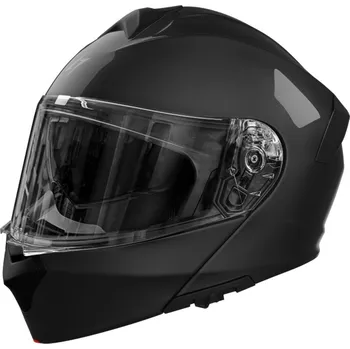 Helma na motorku Výklopná přilba STORMER 407-21MC-A01-10 SPIN matná černá L