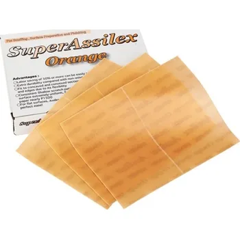 Brusný papír KOVAX Smirkový papír pro ruční broušení 72x125 mm Assilex 12 zrno K1200 2 ks