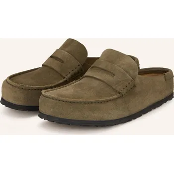 Pánské sandále Birkenstock Pánské Mules Naples Wrapped, tmavě zelená, 43