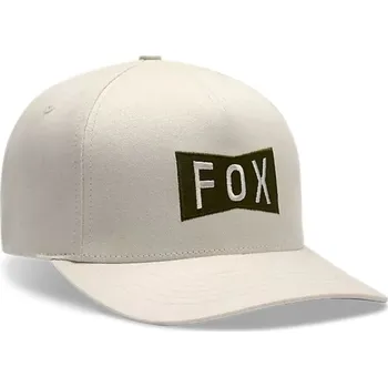 Kšiltovka Fox kšiltovka Typeface Flexfit Hat Off White | Bílá | Velikost S/M