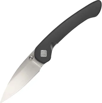 kapesní nůž Ocaso Seaton Velký Nerezový Černý + Saténový 42SLB