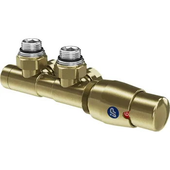 Termostat HOPA TERM-SET Připojovací sada, středový ventil (Z4), pravá, zlato mat, RDTERMSETRMZG