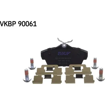 Brzdová destička SKF VKBP 90061 Sada brzdových destiček, kotoučová brzda (VKBP90061)