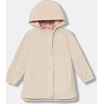 Dívčí bunda Dětská bunda Guess béžová barva, K5YL04 WFVK0 K5YL04.WFVK0.9BYA 08X, vel. 105-112