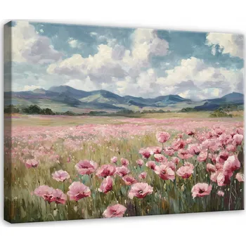 Obraz OBRAZ KVĚTINY LOUKA PŘÍRODA KRAJINA DO LOŽNICE OBÝVÁKU KUCHYNĚ NA PLÁTNĚ 40x30