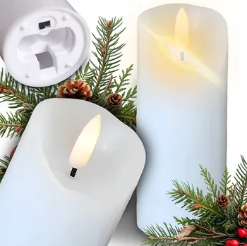 Svíčka LED vklad do hřbitovní svíčky MAXSELL 15 cm