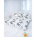 2P servis Ložní povlečení Casandra 140x200/90x70 cm Vzor lsk-76 Krep 100% Bavlna