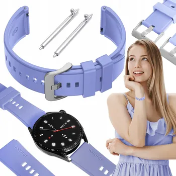 Příslušenství k chytrým hodinkám Řemínek pro Huawei Watch GT 5 Pro 46mm chytré hodinky levandulový řemínek 22mm