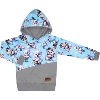 Mikina s kapucí - Medvídci zima Velikost: 80