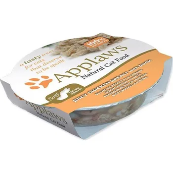 Krmivo pro kočku Kalíšek APPLAWS Cat Juicy Chicken Breast with Duck (60g)