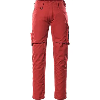 Dámské kalhoty MASCOT® Kalhoty s kapsami na stehnech Červená/černá Velikost: 47