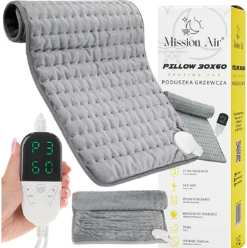 Polštář Elektrický polštář Mission Air 30x60 cm 60 W s regulací teploty