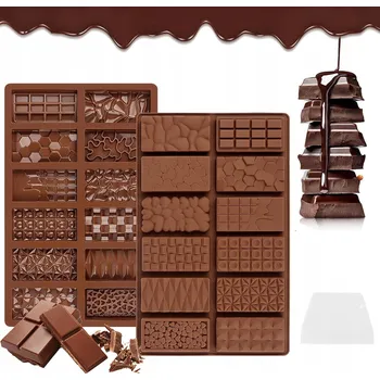 Forma na pečení SILIKONOVÁ FORMA NA ČOKOLÁDU DUBAJSKÁ FORMIČKA NA PRALINKY TABULKA 27,4 cm