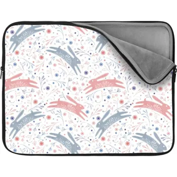 pouzdro na notebook Sablio Obal na notebook Folklórní zajíčci - 13"