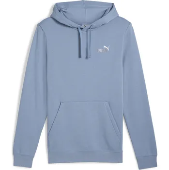 Pánské oblečení Pánská mikina PUMA ESS 2 COLOR SMALL NO 1 LOGO HOODIE FL 68471834 COOL BLUE L