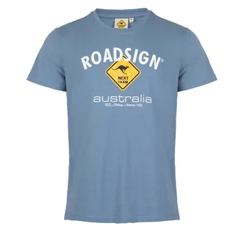Pánské tričko Pánské tričko Roadsign Australia světle modré Barva: Modrá, Velikost: M