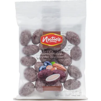 Mandle v bílé čokoládě s borůvkami 100 g