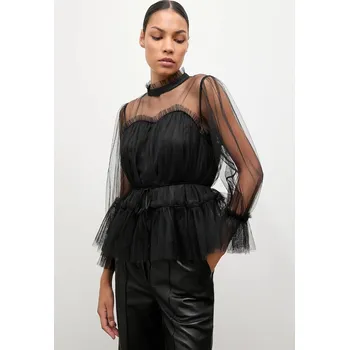 Dámská halenka Halenka Answear.LAB 81065.FLK černá 99X, vel. L