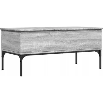 Konferenční stolek Konferenční stolek se zvedací deskou, šedý dub sonoma, 100x50x45 cm