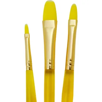 Umělecký štětec Sada štětců Kids Choice pro začátečníky 3 kusy