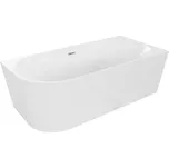 Volně stojící akrylátová vana Mexen Mia s odtokem uprostřed, 160 x 80 cm